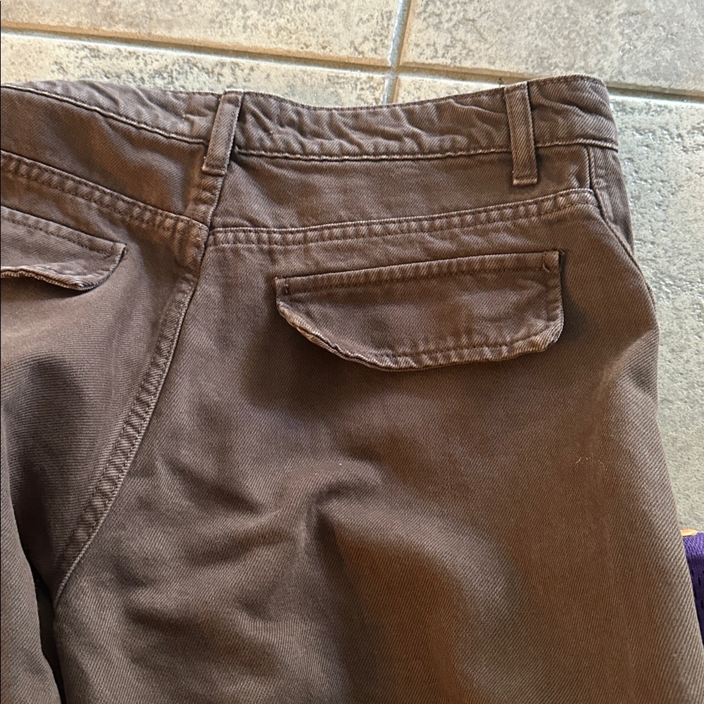 Zara Brown Wide-Leg Flare Jeans - Picture 5 of 5